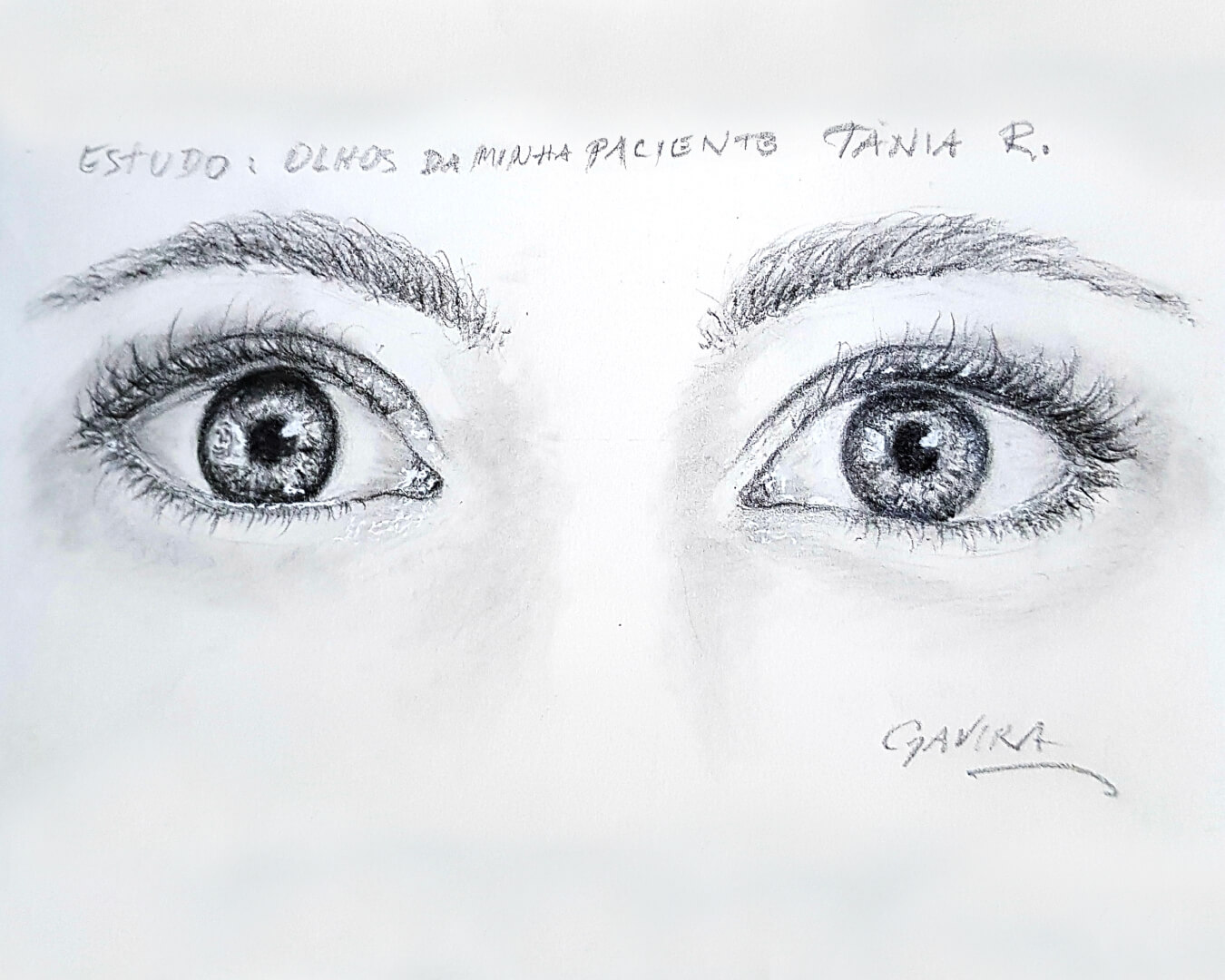 Estudo: Olhos de Tânia R.